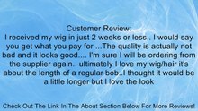 Lady Short Black Straight Full Head Wig Party Cosplay Women's Hair Wig Wigs Daily Wear Christmas Gift Review