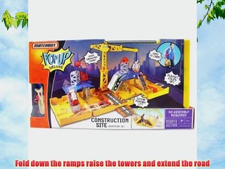 Mattel Matchbox Pop Up Deluxe Construction Site Adventure Set