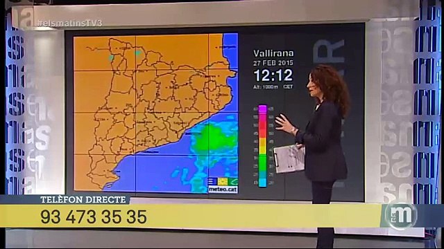 TV3 - Els Matins - Cap de setmana amb sol, alguns núvols prims i temperatures cap amunt
