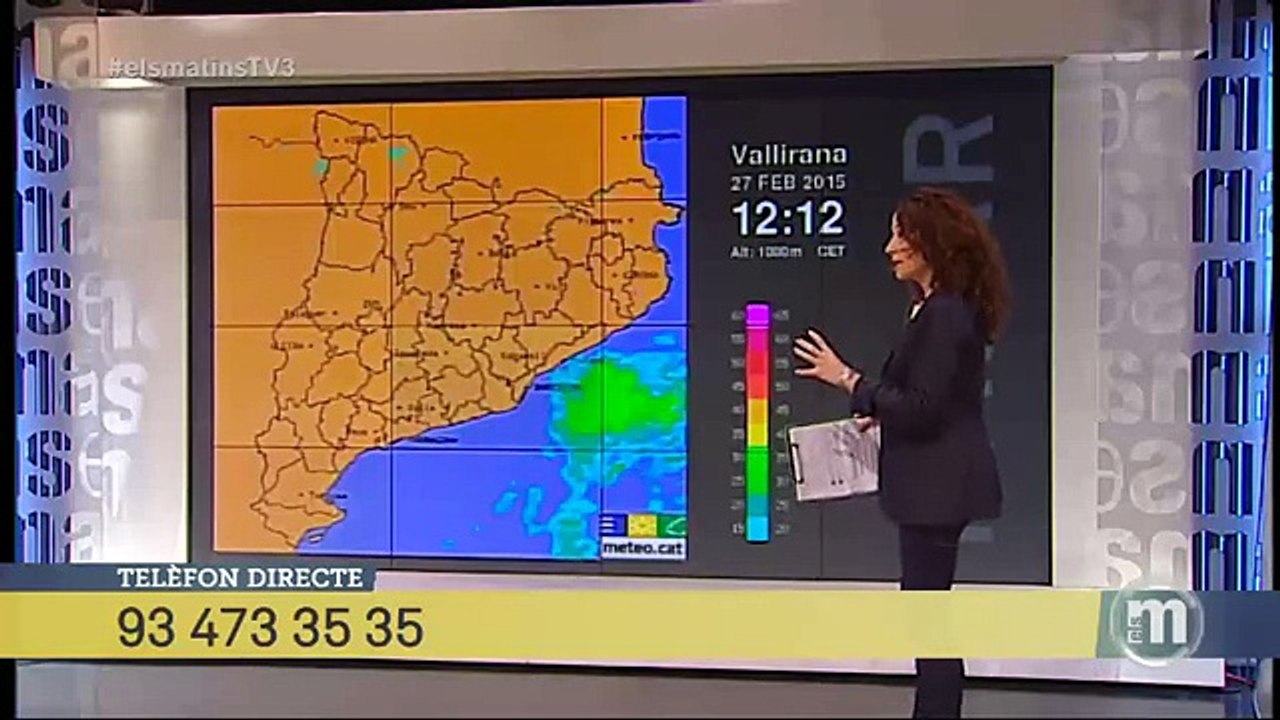 TV3 - Els Matins - Cap de setmana amb sol, alguns núvols prims i temperatures cap amunt