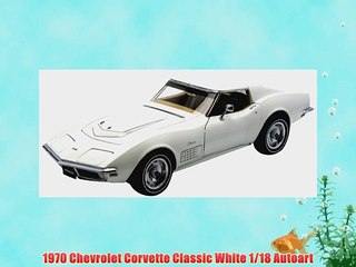 1970 Chevrolet Corvette Classic White 1/18 Autoart