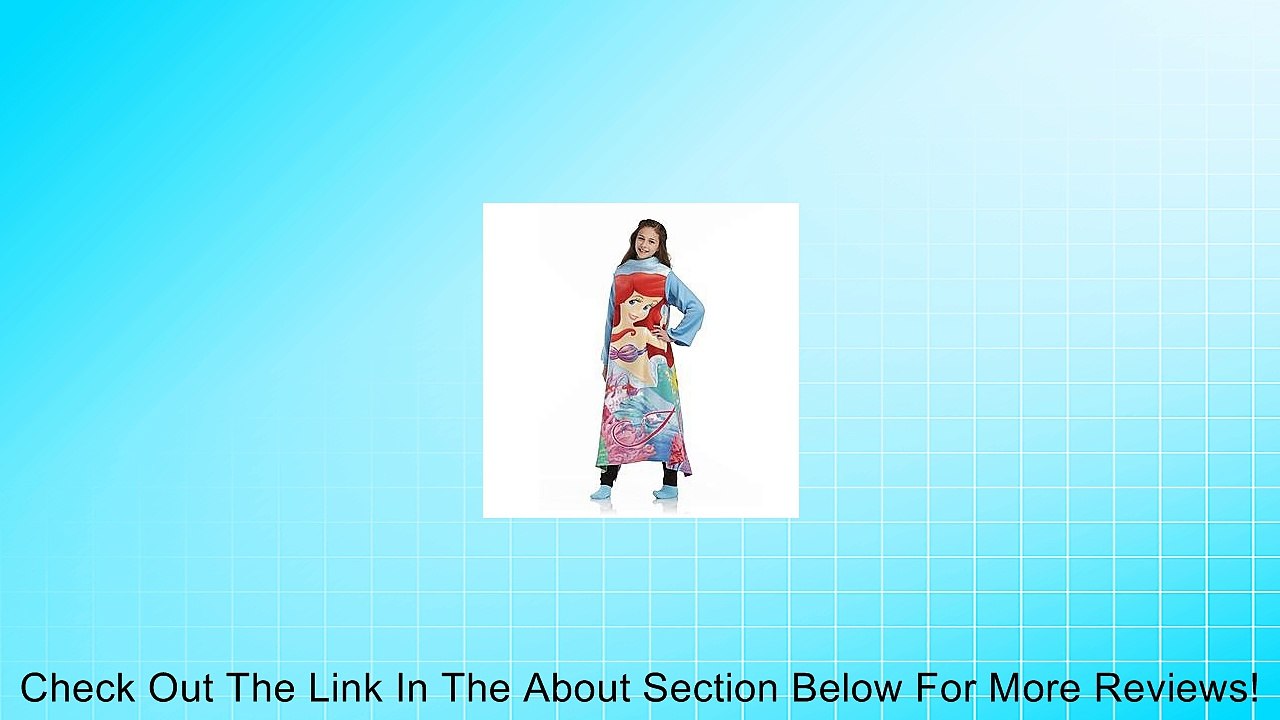 Children's The Little Mermaid Comfy Throw with Sleeves Review