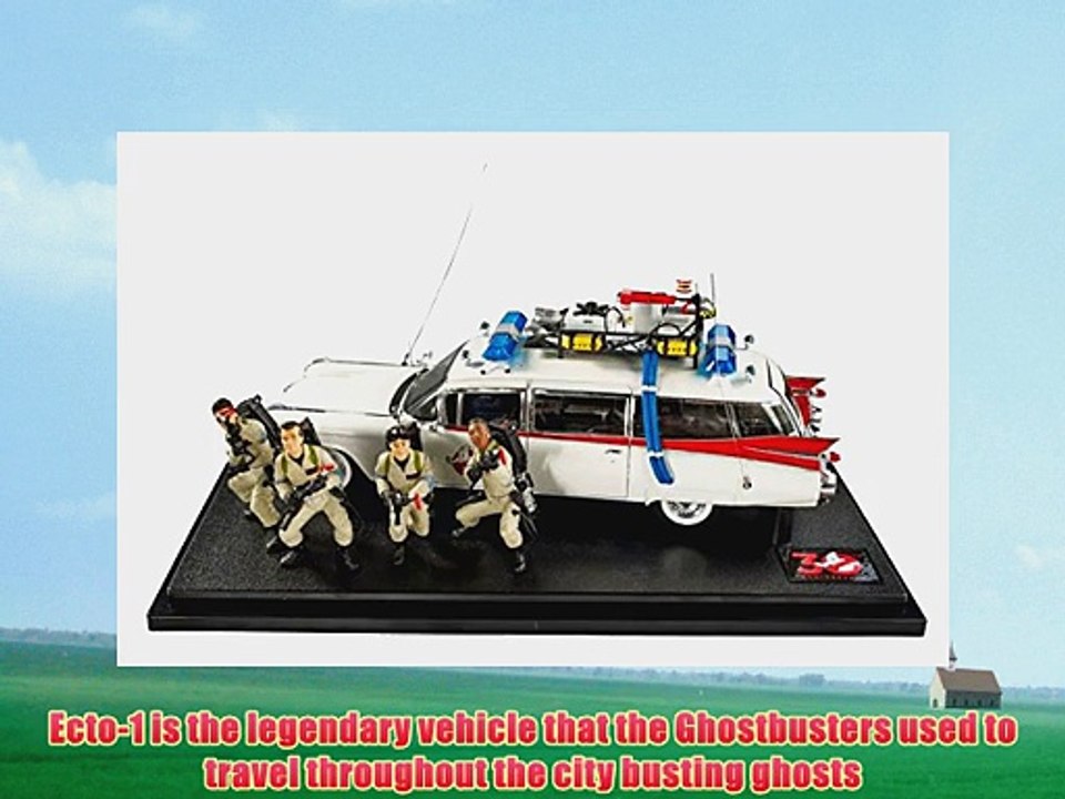 Hot Wheels Elite Ghostbusters Ecto-1 30th Anniversary Edition with Figures (1:18 Scale)