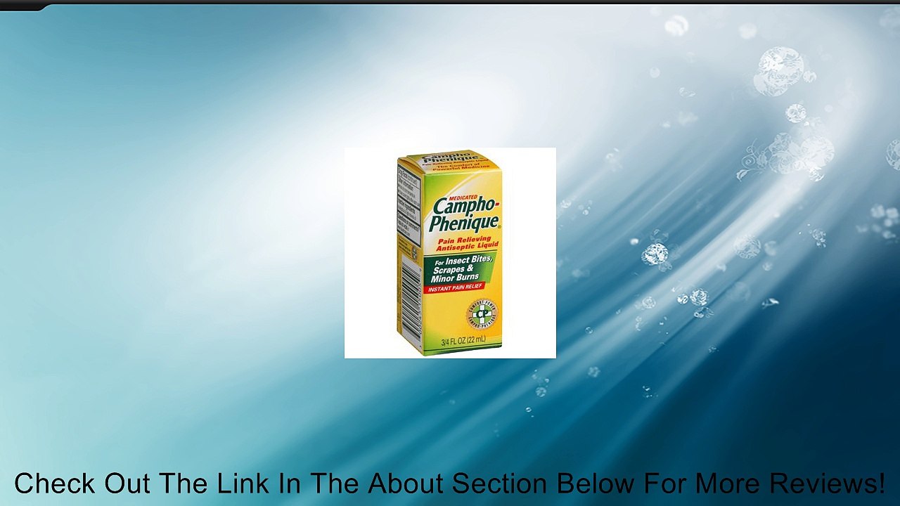 CAMPHO PHENIQUE LIQUID 0.75OZ BAYER CORPORATION Review