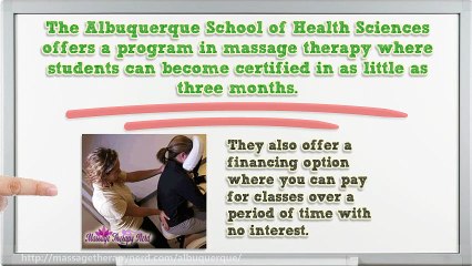 Massage Therapy Schools in Albuquerque