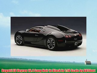 Bugatti EB Veyron 16.4 Sang Noir in Black in 1:18 Scale by AUTOart