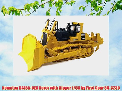 Komatsu D475A-5EO Dozer with Ripper 1/50 by First Gear 50-3230