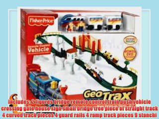 Fisher-Price GeoTrax Transportation System Remote Control - New Train in Town (with Bonus DVD)