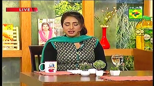 Tarka With Rida Aftab Cooking Show on Hum Masala Tv 2nd March 2015