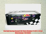 Red Bull Racing Renault RB7 Mark Webber F1 2011 1/18 by Minichamps 110110002