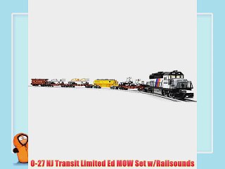 O-27 NJ Transit Limited Ed MOW Set w/Railsounds
