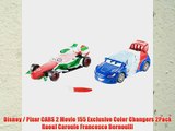 Disney / Pixar CARS 2 Movie 155 Exclusive Color Changers 2Pack Raoul Caroule Francesco Bernoulli