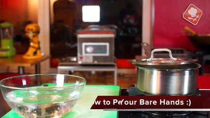 How to peel a potato with your hands in seconds