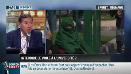 Brunet & Neumann : Faut-il interdire le port du voile à l'université ? - 03/03