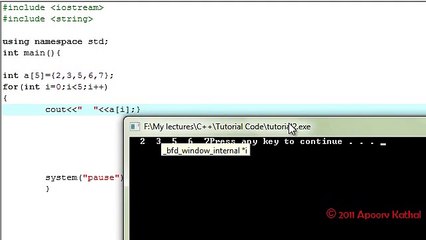 C++ in Hindi Urdu -18 Array Initialization Part 1-848x480