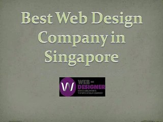 Singapore Top Web Design Firm