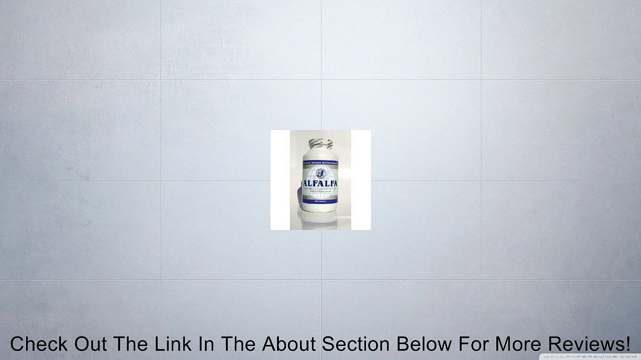 Bernard Jensen Products - Alfalfa, 1000 tablets Review