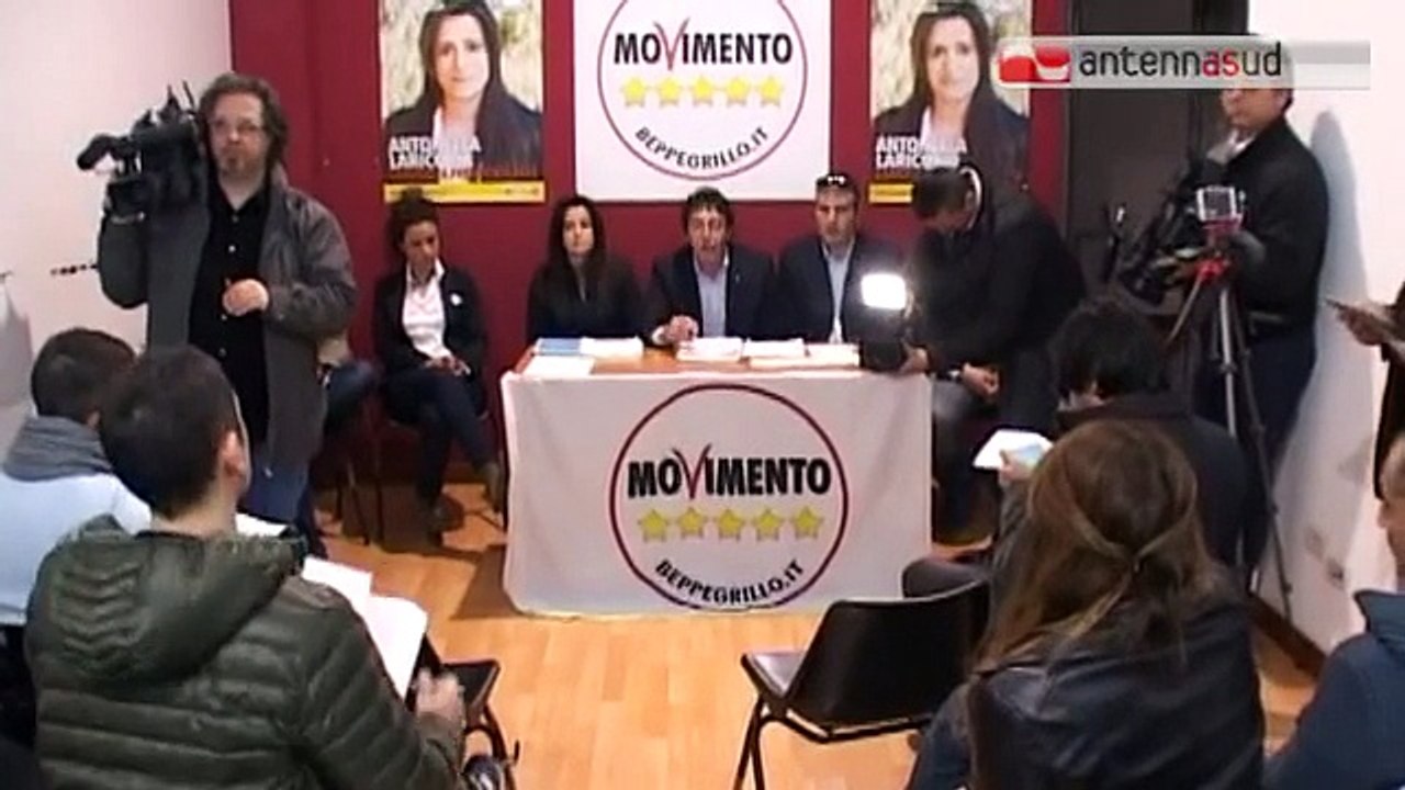 TG 02.03.15 M5S, prima uscita pubblica per la candidata alla regione, Antonella Laricchia