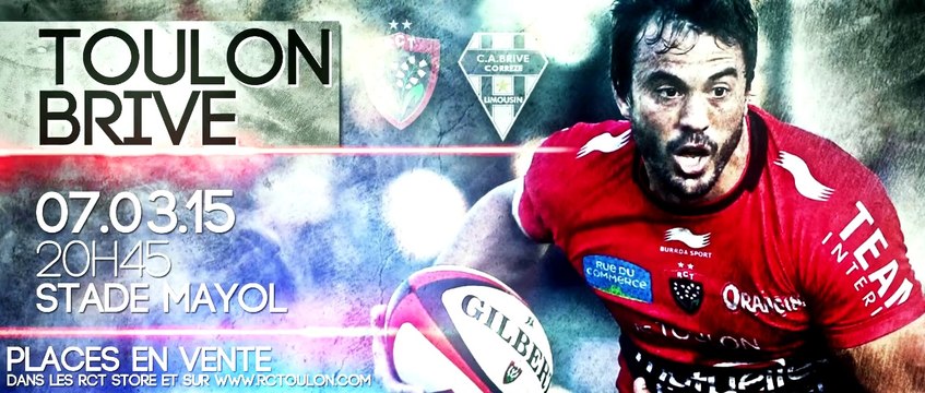 Trailer Toulon - Brive - TOP14 J19 - 7 Mars 2015