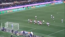 AS Roma Vs JUVENTUS Goal Tevez 0-1 avec les Supporters