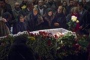 Foule moscovite pour les obsèques de Boris Nemtsov