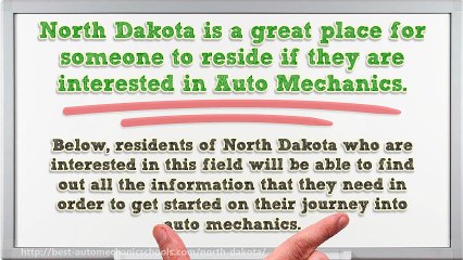 Auto Mechanic Schools in North Dakota