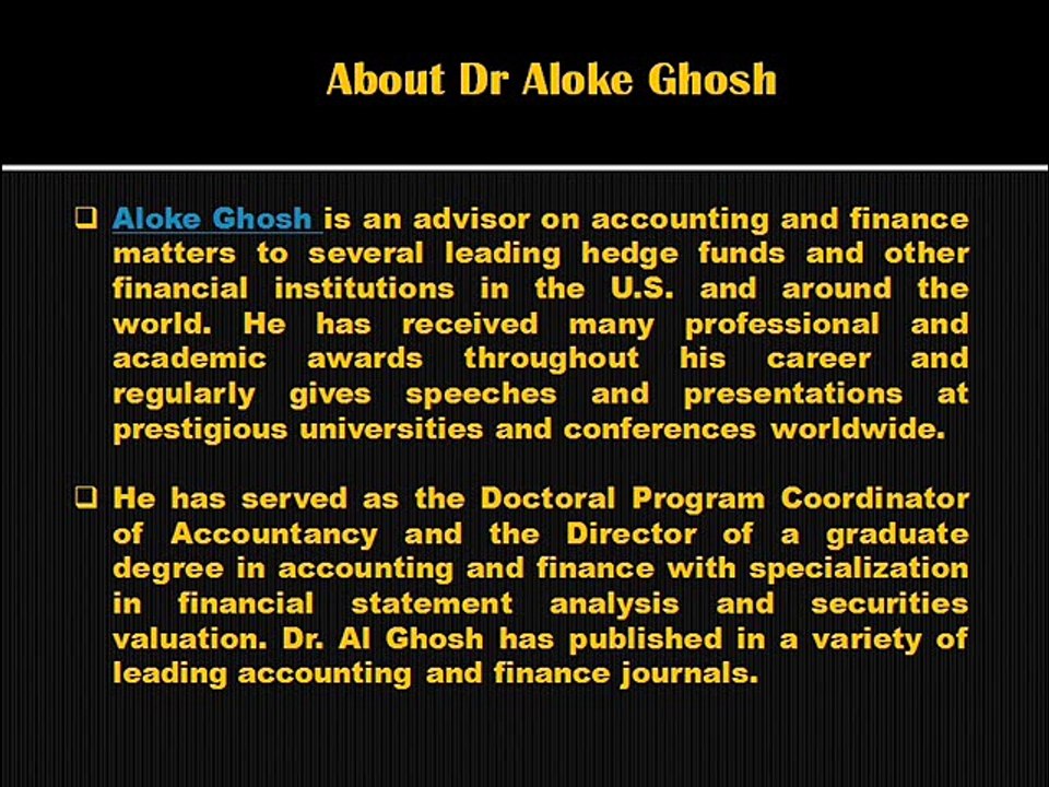 Aloke Ghosh