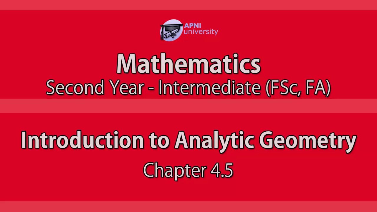 Introduction to Analytic Geometry - EX 4.5