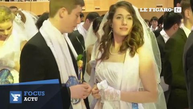 3 800 mariages célébrés dans un stade en Corée