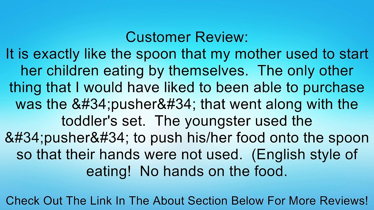 Reed & Barton Victorian Curved Handle Baby Spoon Review