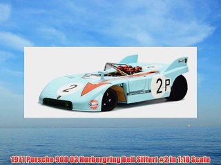 1971 Porsche 908 03 Nurbergring Bell Siffert #2 in 1:18 Scale