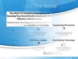 Quick Fire Social Review - Growing Your Social Media Community With Quick Fire Social