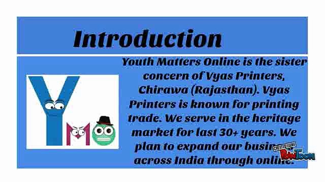 YOUth Matters Online, India #1 Custmized Printing Services