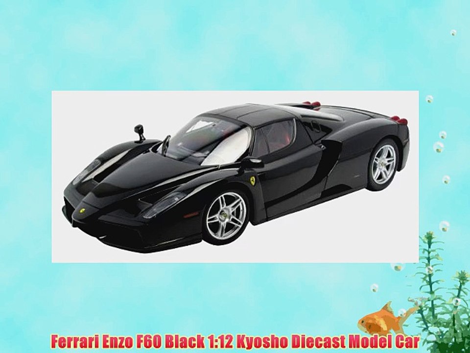 Ferrari Enzo F60 Black 1:12 Kyosho Diecast Model Car