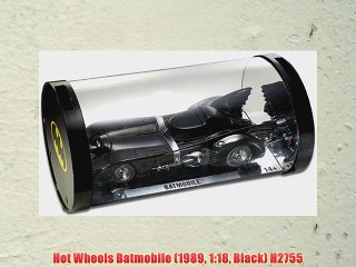 Hot Wheels Batmobile (1989 1:18 Black) H2755