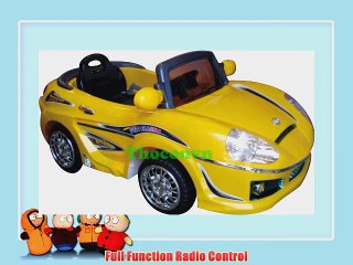 New 2010 Ride On Car Power Wheels with MP3 and Remote Control - YELLOW