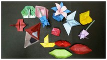 Origami Crane Bird - Paper Folds !!