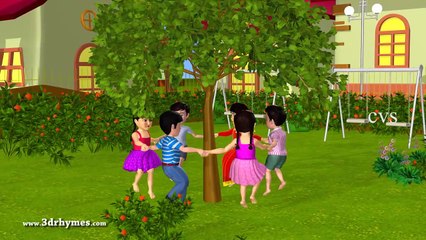 Here We Go Round The Mulberry Bush - 3D Animation Nursery Rhymes for Children