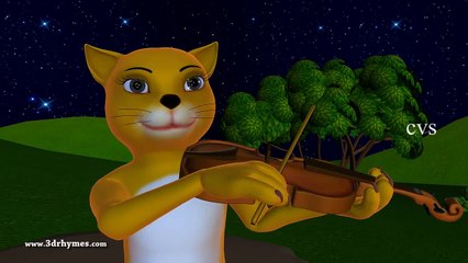 Hey Diddle Diddle - 3D Animation English Nursery Rhymes for children with lyrics_2