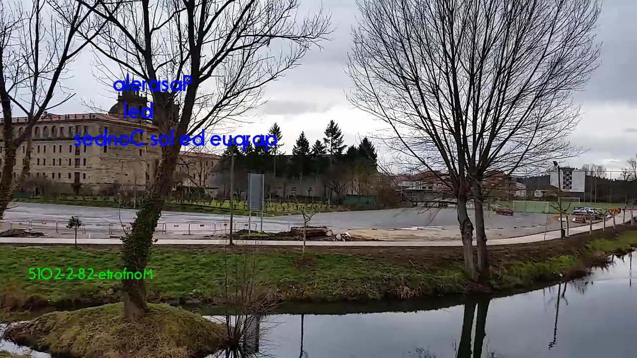 pasarela del parque de los condes
