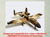 Az Import and Trading AP90J 34 in. J-Power 2.4GHz Mini A10 THUNDERBOLT EPO RC Airplane RTF