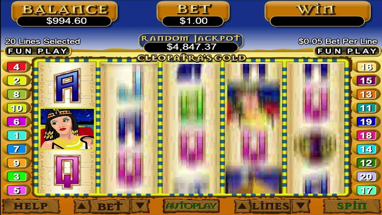 FREE Cleopatras Gold ™ slot machine game preview by Slotozilla.com