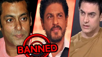 Shahrukh, Salman & Aamir BANNED By Political Leader