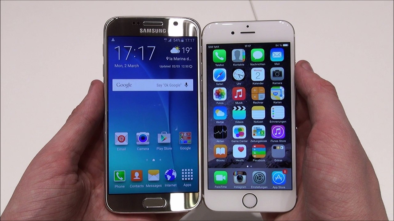 Samsung Galaxy S6 vs Apple iPhone 6