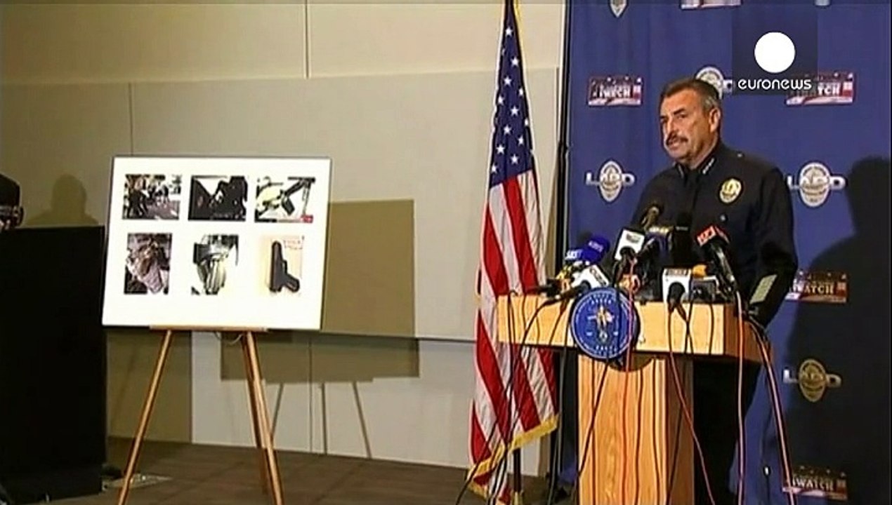 پلیس لس آنجلس: پلیس بناچار به فرد بی خانمان شلیک کرده است