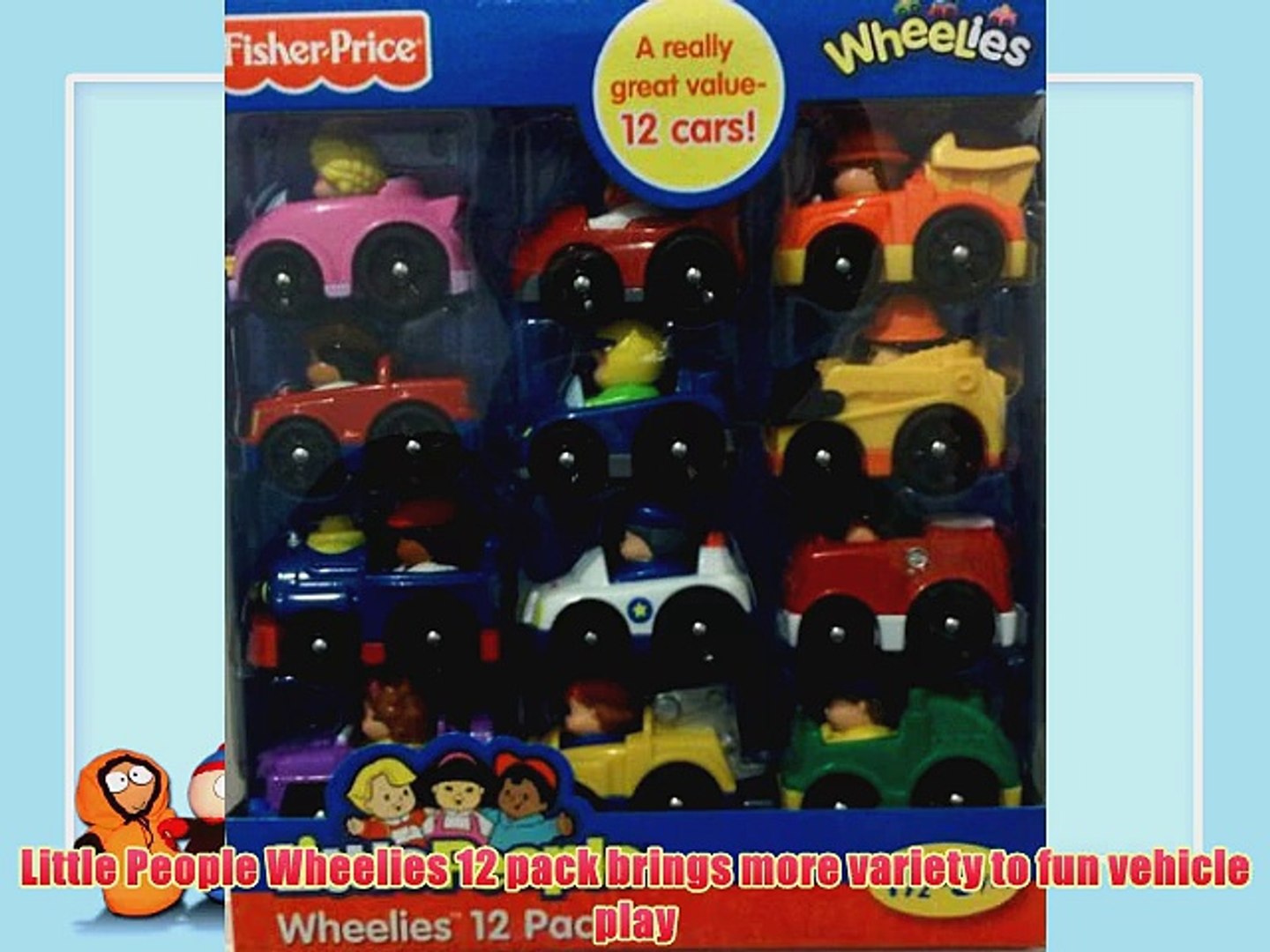 Fisher Price Little People Wheelies Vehicle 12 Pack Video