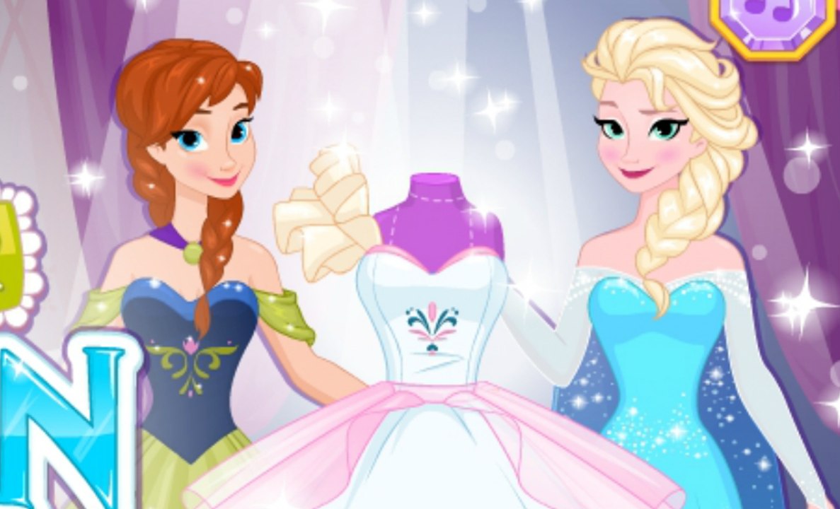 Design Your Frozen Wedding Dress - Let's Help Disney Princess Elsa Wedding Dress