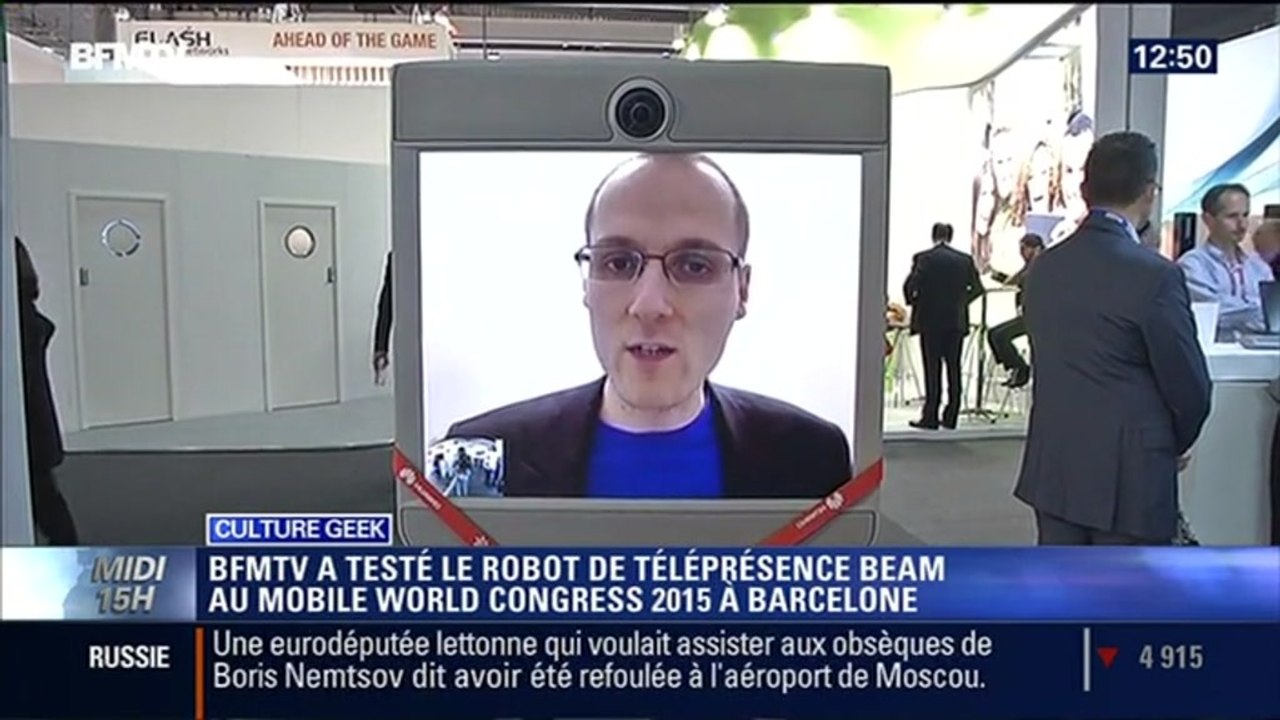 MWC 2015: Focus sur le robot de téléprésence Beam et la technologie Lifi