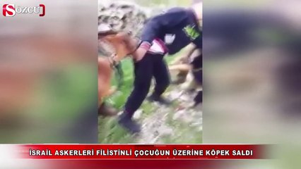 Descargar video: İsrail askerlerinden filistinli çocuğa köpek işkencesi