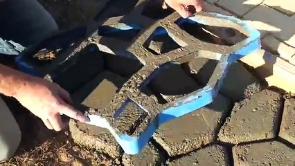 Make your own paving stones at home